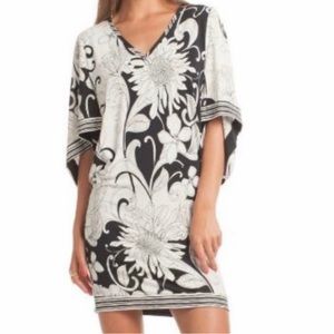 Beautiful Trina Turk Black/White Floral Dress